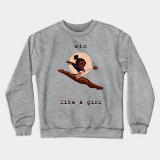 Win Like a Girl Crewneck Sweatshirt